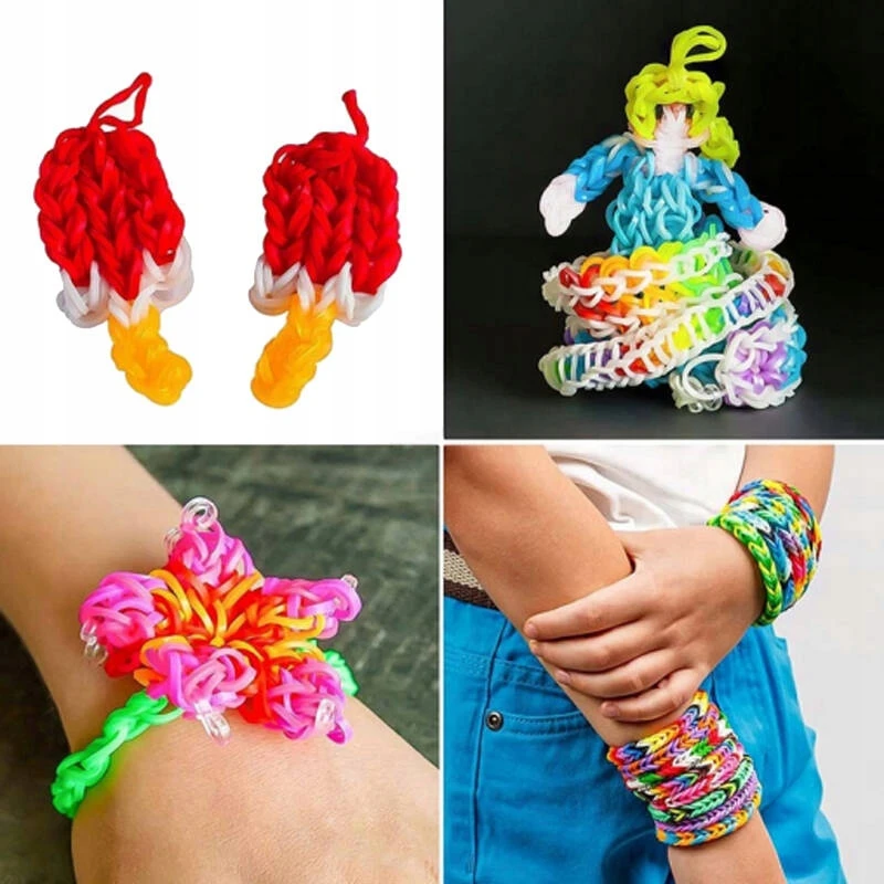 Nexeri GUMOS apyrankėms gaminti, SPALVOTOS GUMOS, CREATIVE XXL RINKINYS