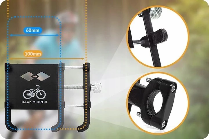 Nextcase Aliuminio stabilus dviračio motociklo laikiklis