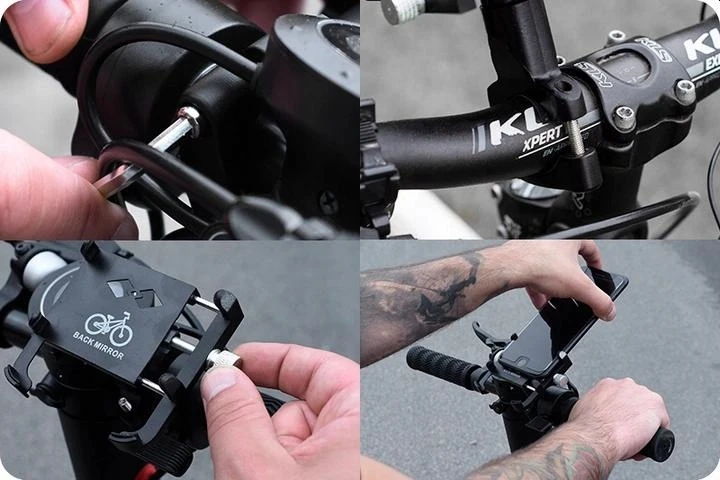 Nextcase Aliuminio stabilus dviračio motociklo laikiklis