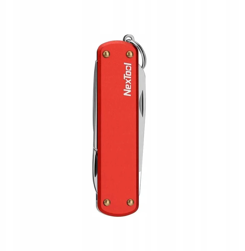 NexTool Mini Pocket Knife NE0142 4in1 raudonas daugiafunkcis peilis