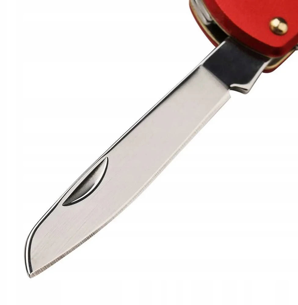 NexTool Mini Pocket Knife NE0142 4in1 raudonas daugiafunkcis peilis