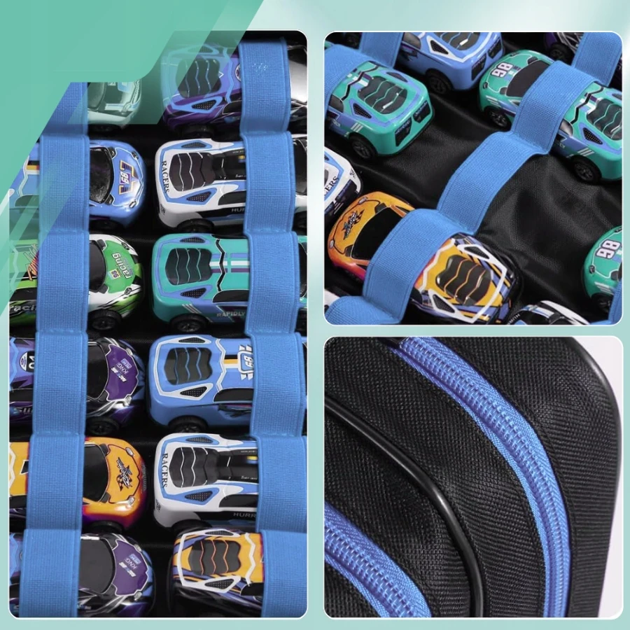 Nicekids ORGANIZATORIUS FOR SPRINGS 96 automobiliams BAG for HOT WHEELS Automobilių krepšys
