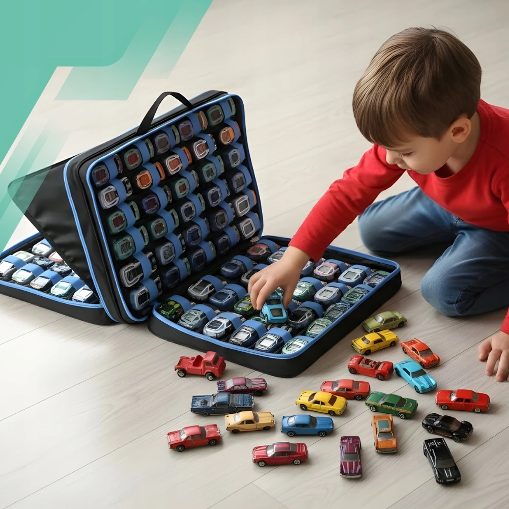 Nicekids ORGANIZATORIUS FOR SPRINGS 96 automobiliams BAG for HOT WHEELS Automobilių krepšys