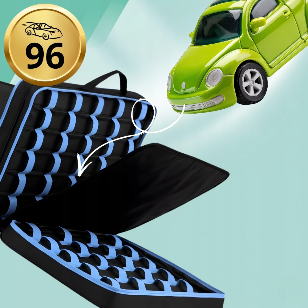 Nicekids ORGANIZATORIUS FOR SPRINGS 96 automobiliams BAG for HOT WHEELS Automobilių krepšys