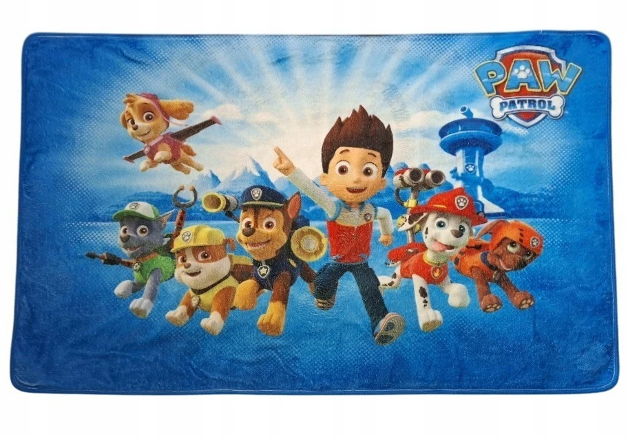 Nickelodeon DYWAN DZIECINNY ULTRA MIĘKKI PSI PATROL Mėlynas 100 x 150 cm