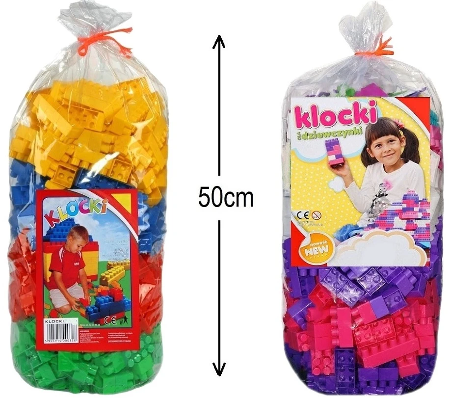 Nicola Toys DIDELI KONSTRUKCINIAI BLAKAI 100 vnt 2 spalvos 328/837