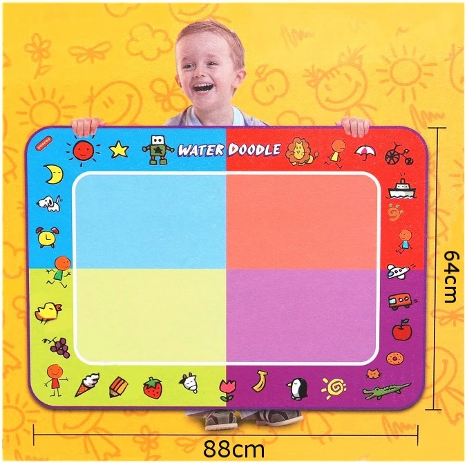 Nicola Toys DIDELIS VANDENS PIEŠIMO KILIMAS + VANDENS RAŠTUKAS 1078