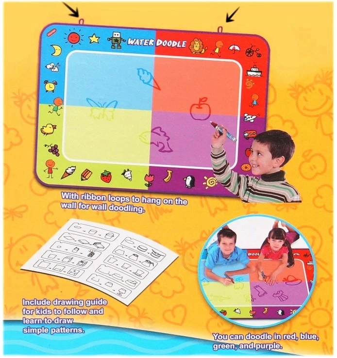 Nicola Toys DIDELIS VANDENS PIEŠIMO KILIMAS + VANDENS RAŠTUKAS 1078