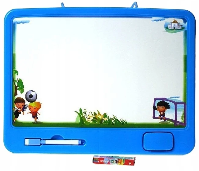 Nicola Toys Dvipusė lenta. juoda su kreida, balta su markeriais. Adaras