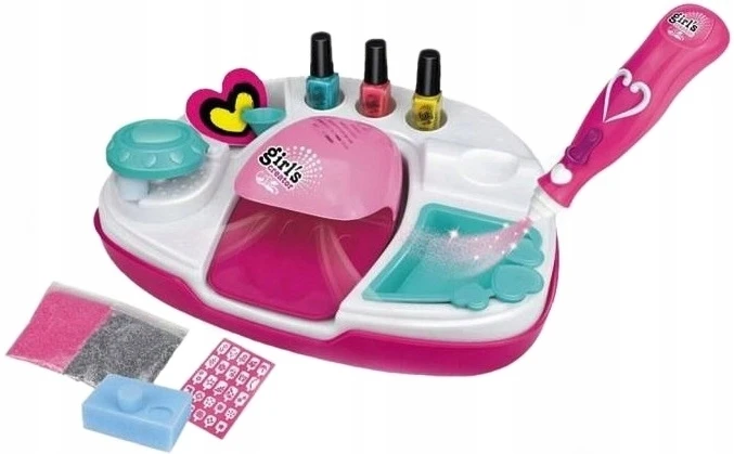 Nicola Toys Nagų dažymo rinkinys, nagų džiovintuvas, manikiūro rinkinys 2532