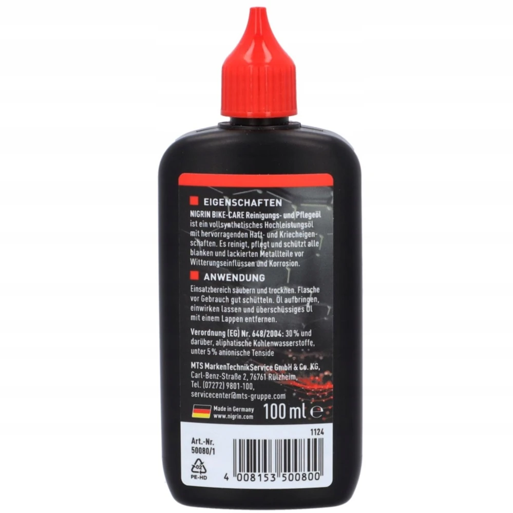 NIGRIN dviračių valymo priežiūros aliejus 100 ml