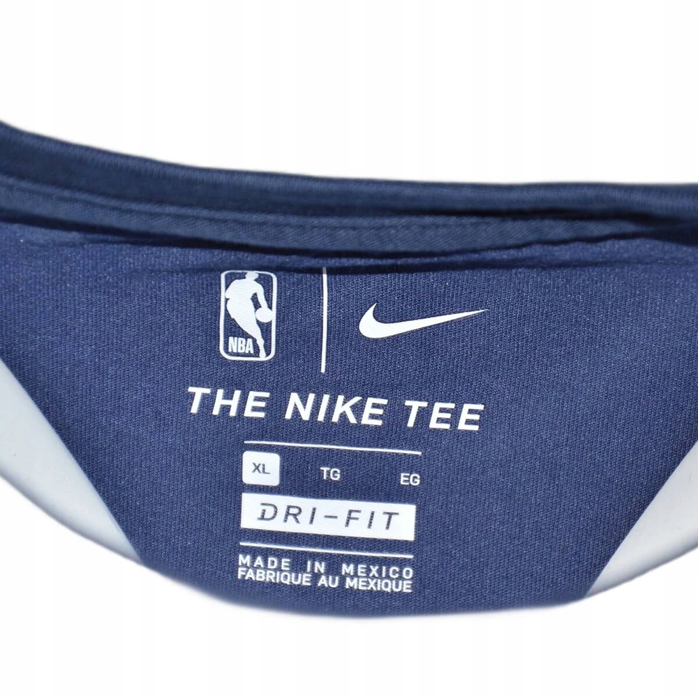 Nike Dallas Mavericks Essential Dry marškinėliai su Chrome logotipu, College Navy - CZ7252-419