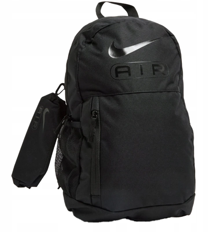 Nike juodas sportinis mokyklinis kuprinė su penalas HF6997-010