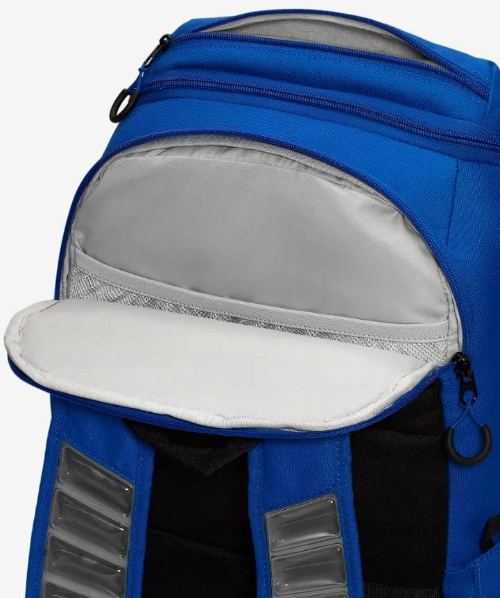 Nike Varsity Elite 32 L žaidimų karališkoji kuprinė/juoda/balta