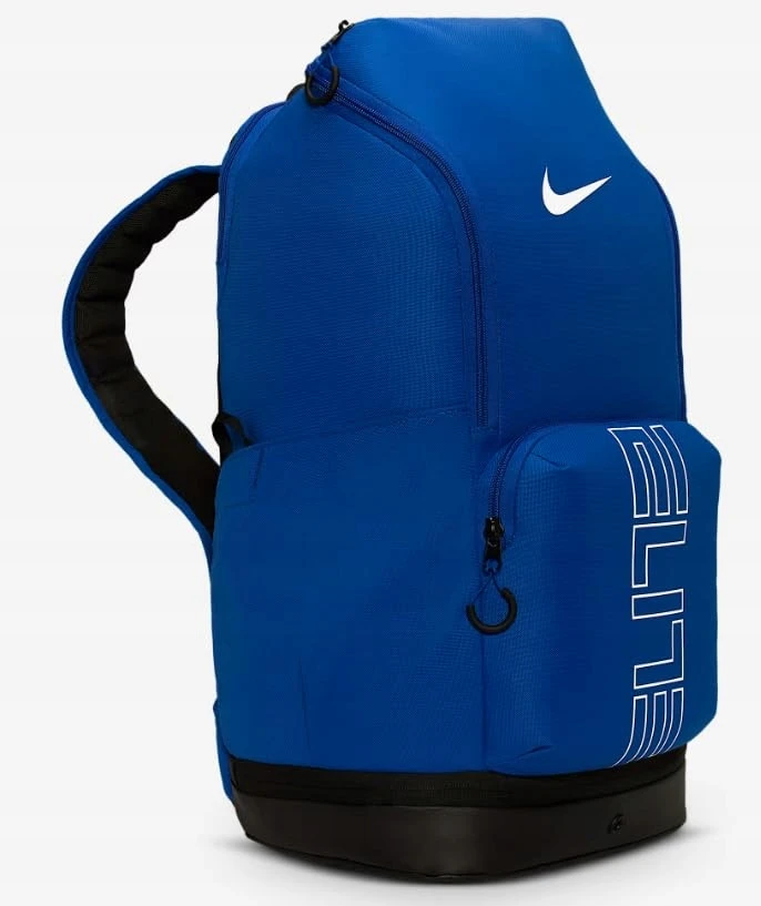 Nike Varsity Elite 32 L žaidimų karališkoji kuprinė/juoda/balta