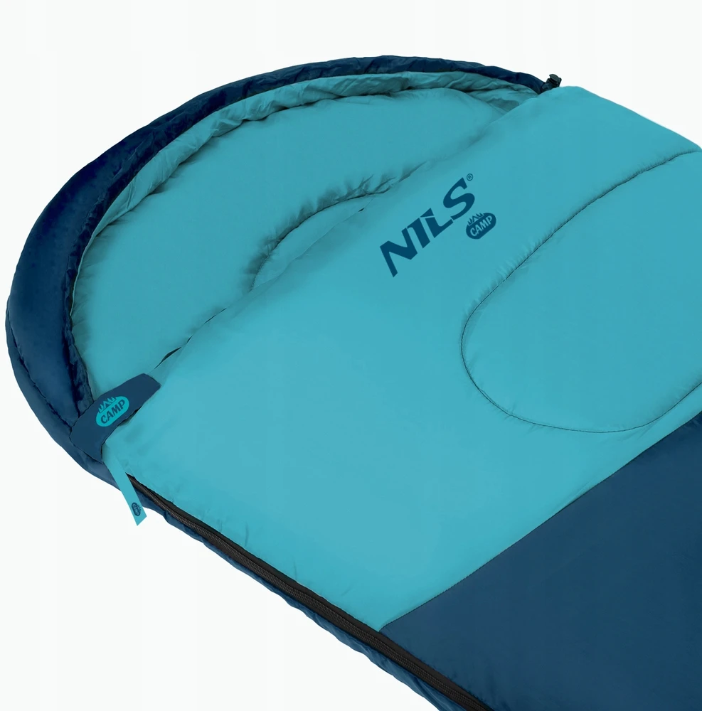 Miegmaišis NC2008 mėlynas ir šviesiai mėlynas L dydžio NILS CAMP