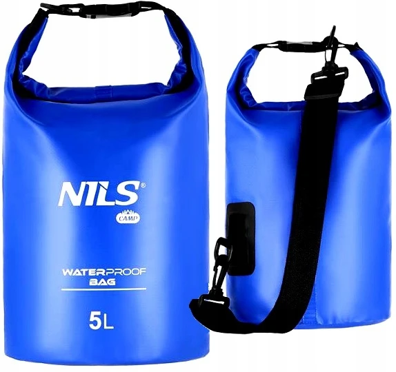 Nils Camp NC1703 vandeniui atsparus krepšys, mėlynas, 5 l