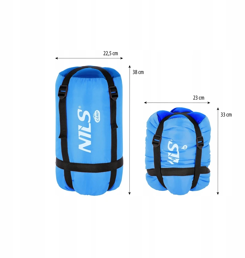 NC2007 Mėlynas SLEEPING BAG JUNIOR NILS CAMP
