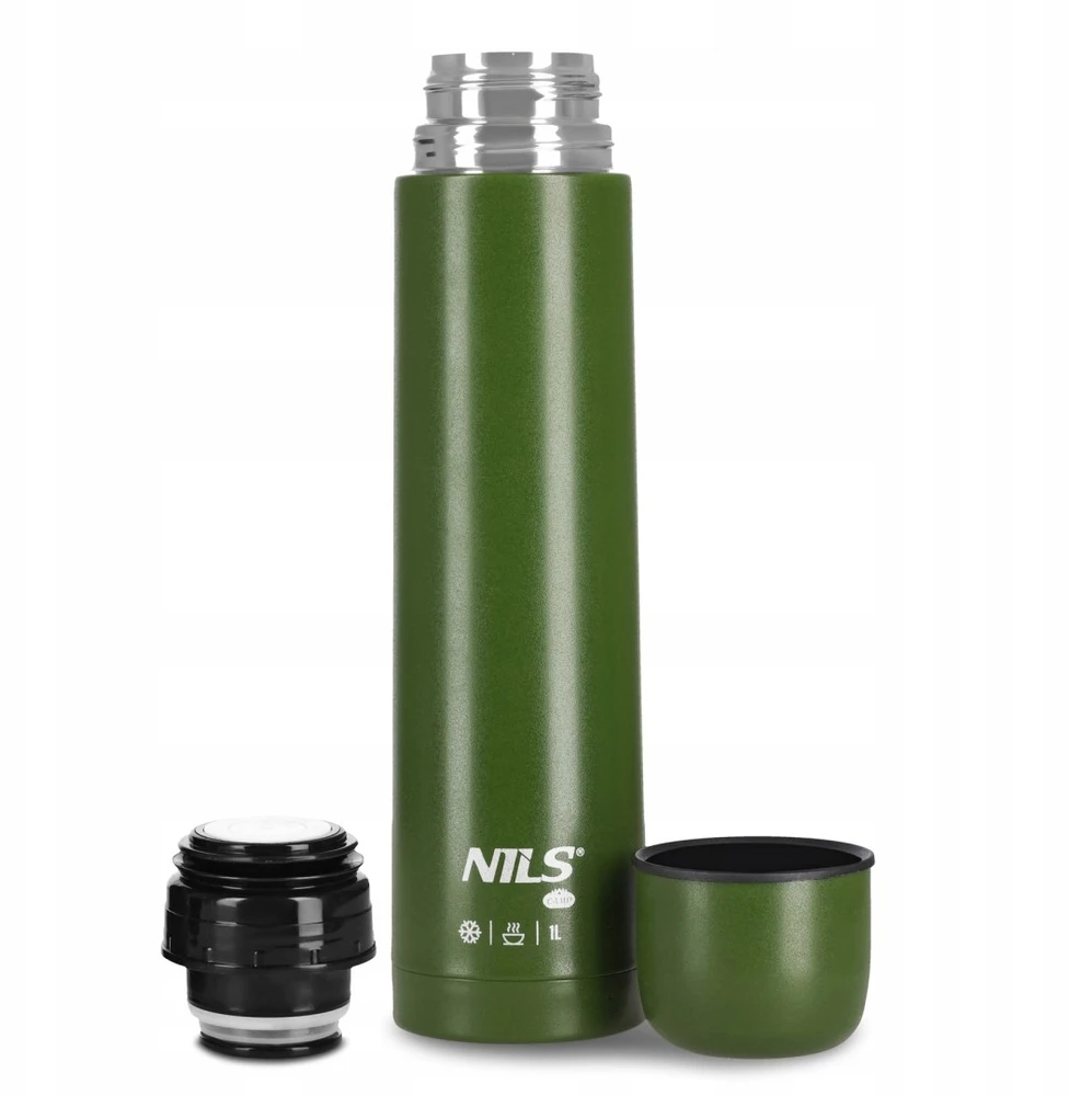 Nils Extreme Nils Camp Termosinė taurė Nils 1000 ml - nerūdijantis plienas, ilgai išlaiko šilumą/šaltį