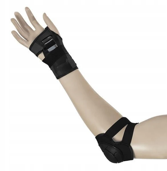 Apsaugų rinkinys Nils Extreme Signa H110, juodas, dydis XS