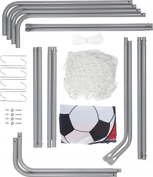 Nils Futbolo treniruočių vartai su sietynu 215x150 cm