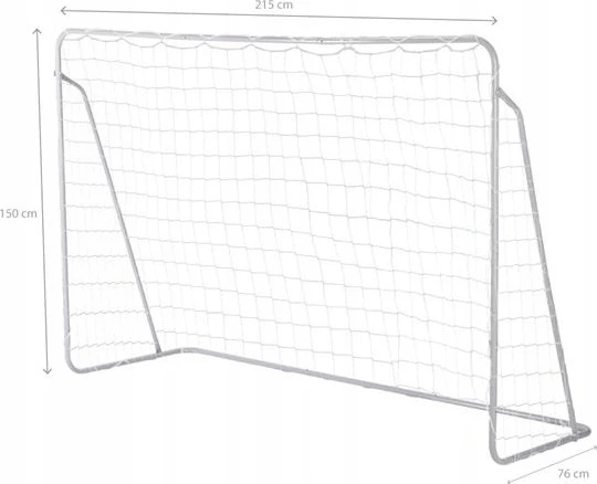 Nils Futbolo treniruočių vartai su sietynu 215x150 cm