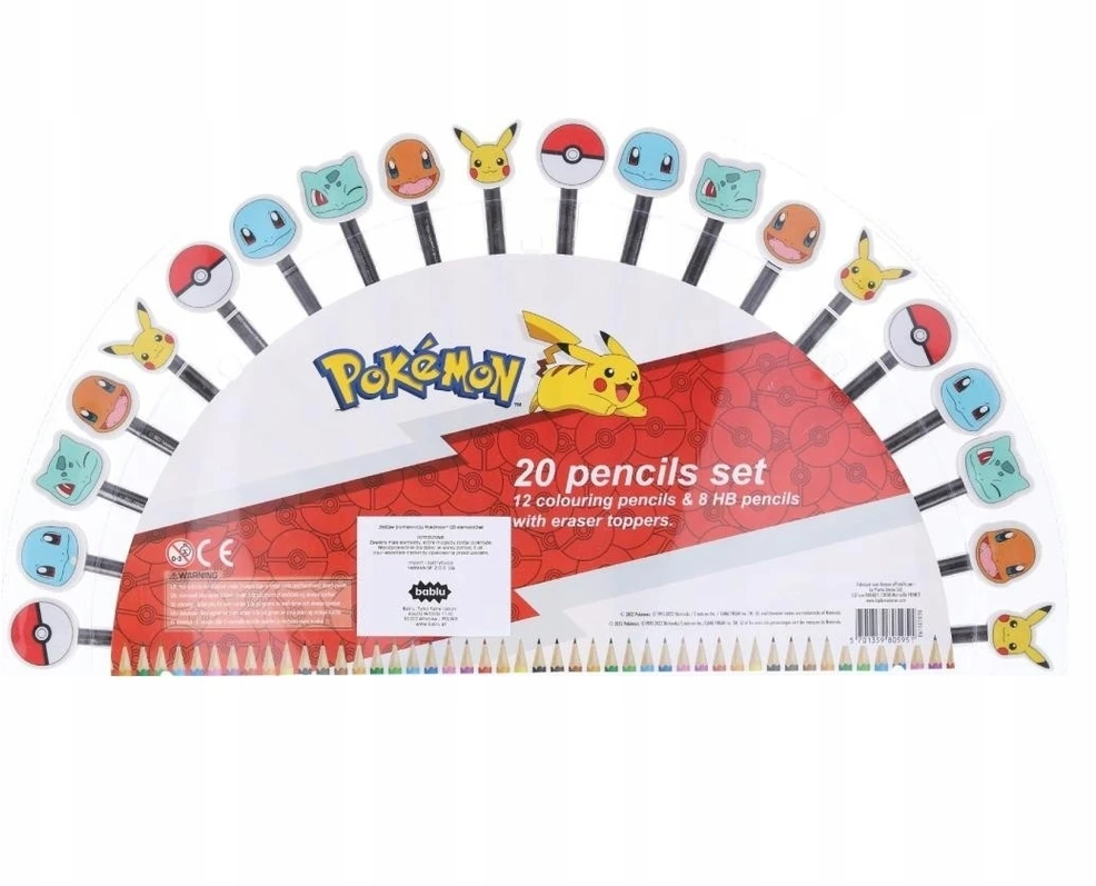 Pokémon Rinkinys Piśmienniczy 20 el.61507020