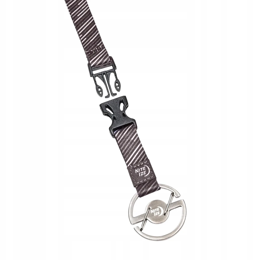 Nite Ize Medallion Key Lanyard karabinas su dirželi, plieno