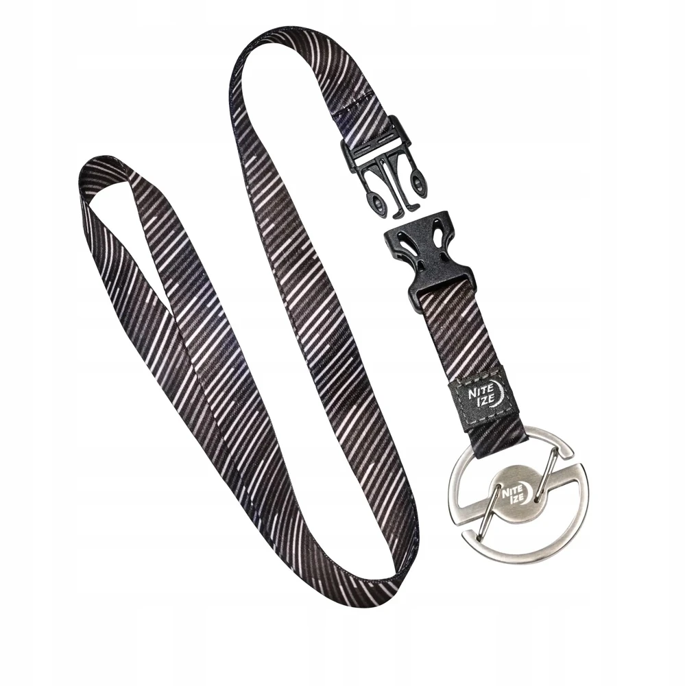 Nite Ize Medallion Key Lanyard karabinas su dirželi, plieno