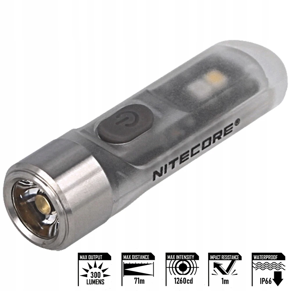 Nitecore TIKI GITD Flashlight 300lm