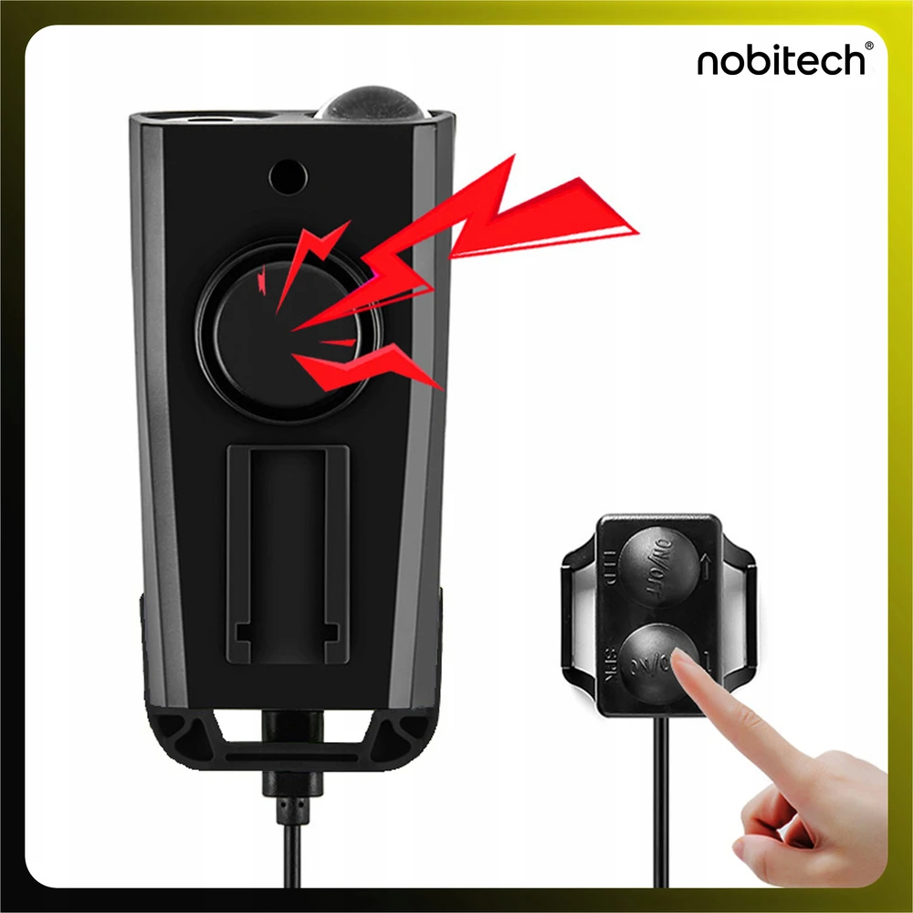 Nobitech DVIRAČIO PRIEKINIS LEMPAS SU SKAITINIU SKAMBOLIU GARBU 3IN1 PRIEKINIS LED Akumuliatorius USB