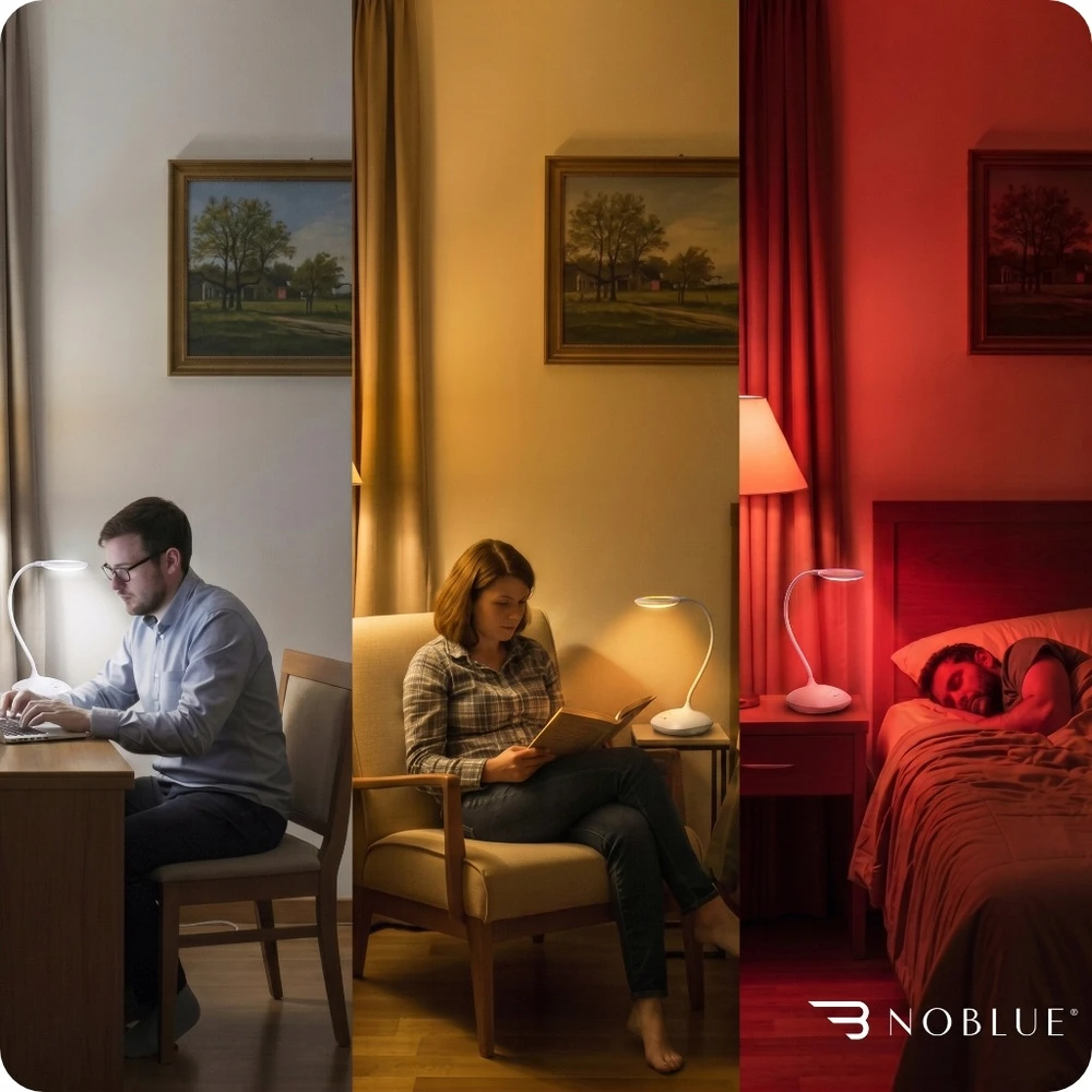 Noblue Stalinė Led lempa E27 12w, klasikinė raudona