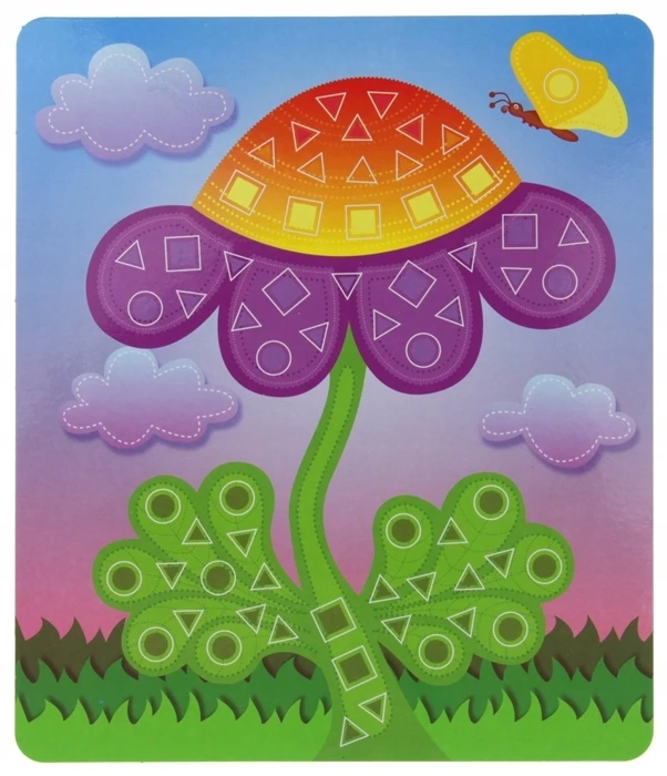 Nobo Creative Foam Mosaic Scrapbook Super Kid Owl Flower