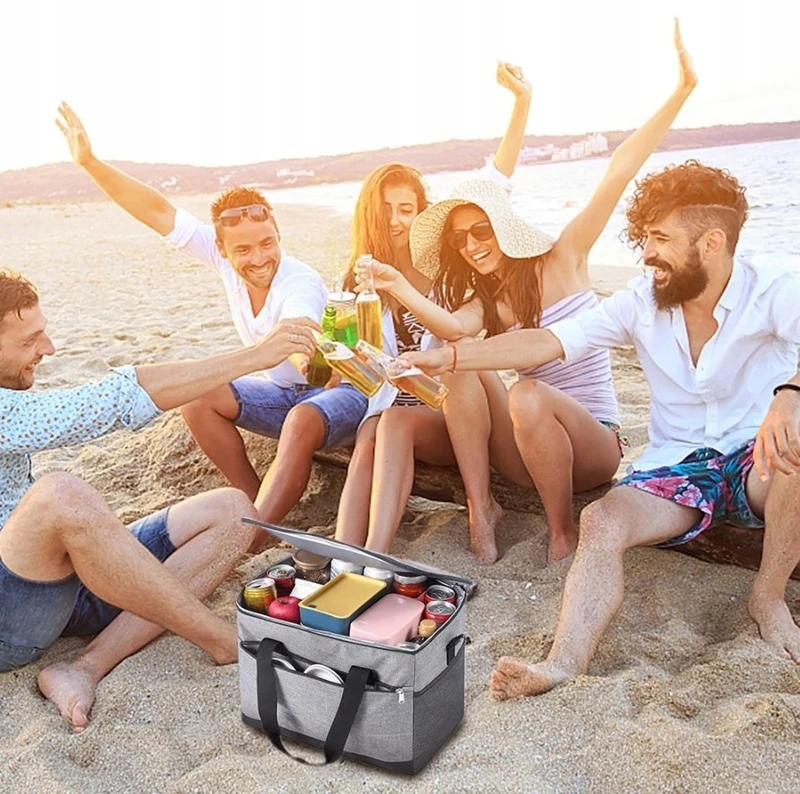 Nobo Didelis terminis krepšys „Picnic Cooler Beach“ sulankstomas kelioninis krepšelis
