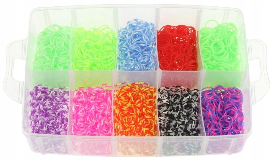 Nobo Guminės juostos papuošalų apyrankėms gaminti Loom Bands Krosno XXL rinkinys
