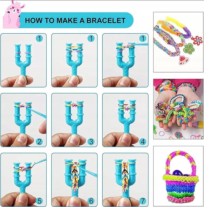 Nobo Guminės juostos papuošalų apyrankėms gaminti Loom Bands Krosno XXL rinkinys