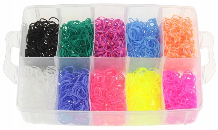 Nobo Guminės juostos papuošalų apyrankėms gaminti Loom Bands Krosno XXL rinkinys