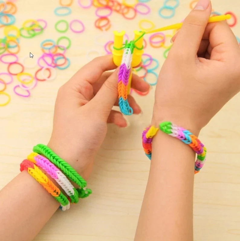 Nobo Guminės juostos papuošalų apyrankėms gaminti Loom Bands Krosno XXL rinkinys