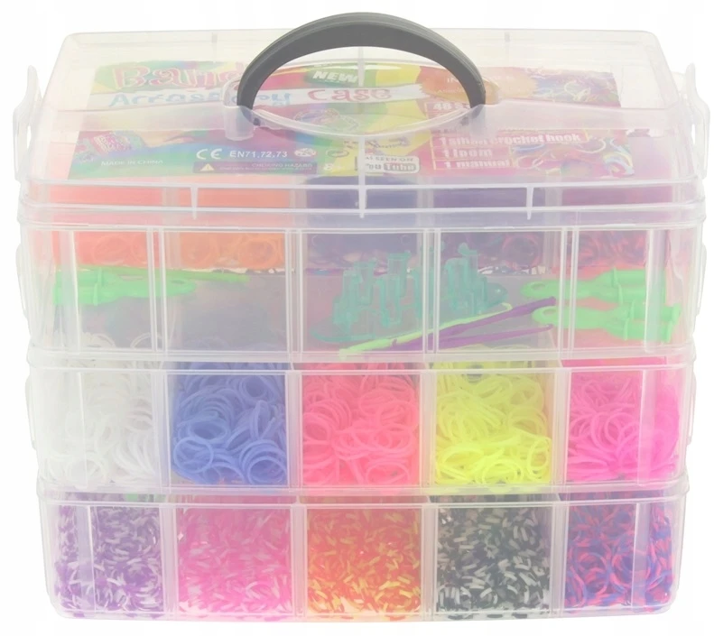 Nobo Guminės juostos papuošalų apyrankėms gaminti Loom Bands Krosno XXL rinkinys