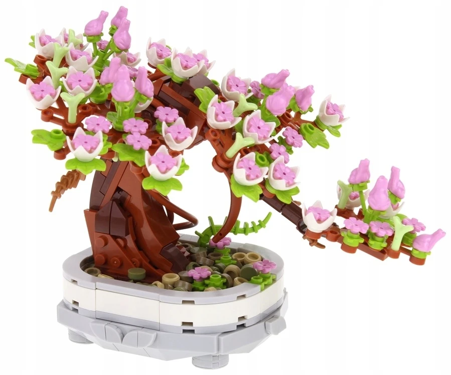 Nobo KONSTRUKCINIAI BLAKAI GĖLĖS MEDŽIS BONSAI MEDIS 462 ELEMENTAI