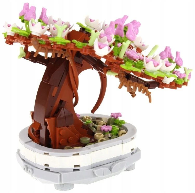 Nobo KONSTRUKCINIAI BLAKAI GĖLĖS MEDŽIS BONSAI MEDIS 462 ELEMENTAI
