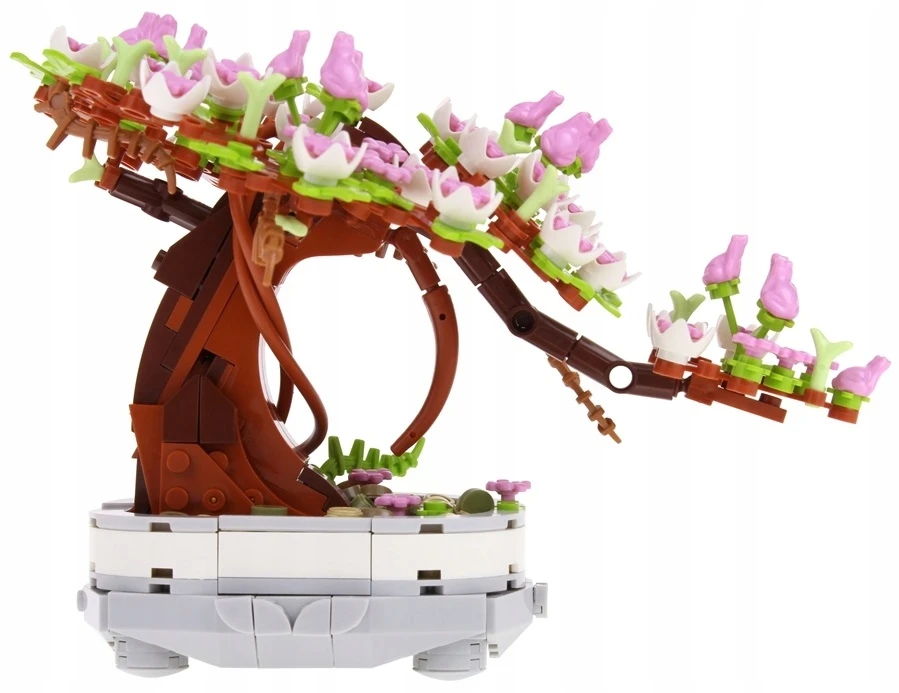 Nobo KONSTRUKCINIAI BLAKAI GĖLĖS MEDŽIS BONSAI MEDIS 462 ELEMENTAI