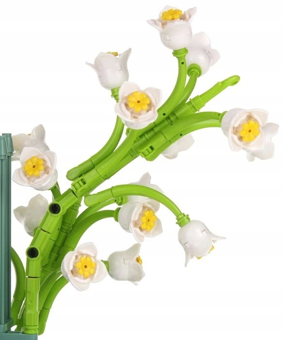 Nobo Konstrukciniai blokai Gėlės Orchidėja Gėlės Slėnio lelija vazone 610