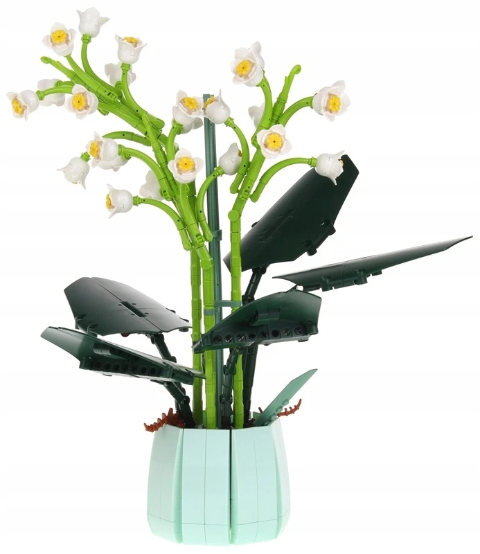 Nobo Konstrukciniai blokai Gėlės Orchidėja Gėlės Slėnio lelija vazone 610