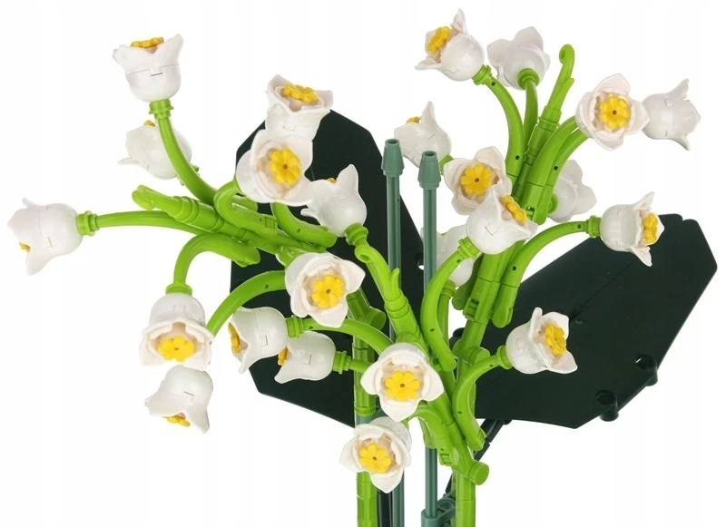 Nobo Konstrukciniai blokai Gėlės Orchidėja Gėlės Slėnio lelija vazone 610
