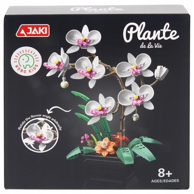 Coil Nobo Konstrukciniai Žaislai: Baltas Orchidėjos Gėlės Kūrinys 581 Detalės