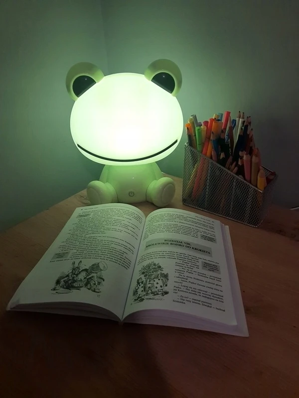 Nobo Lampka Nocna Dziecięca Żabka Dla Dzieci LED