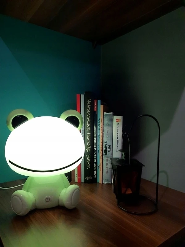 Nobo Lampka Nocna Dziecięca Żabka Dla Dzieci LED