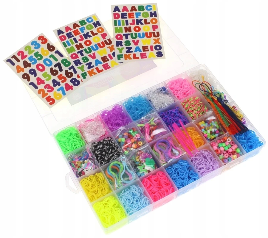Sferazabawek Nobo Loom Bands gumy do tworzenia bransoletek, 11880 el.