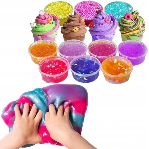 Nobo SLIME RINKINYS, KURIAMAS SLUTS PADARYTI PUIKI KŪRYBINGA 120 viename DĖŽĖS GAMYKLOS DOVANA